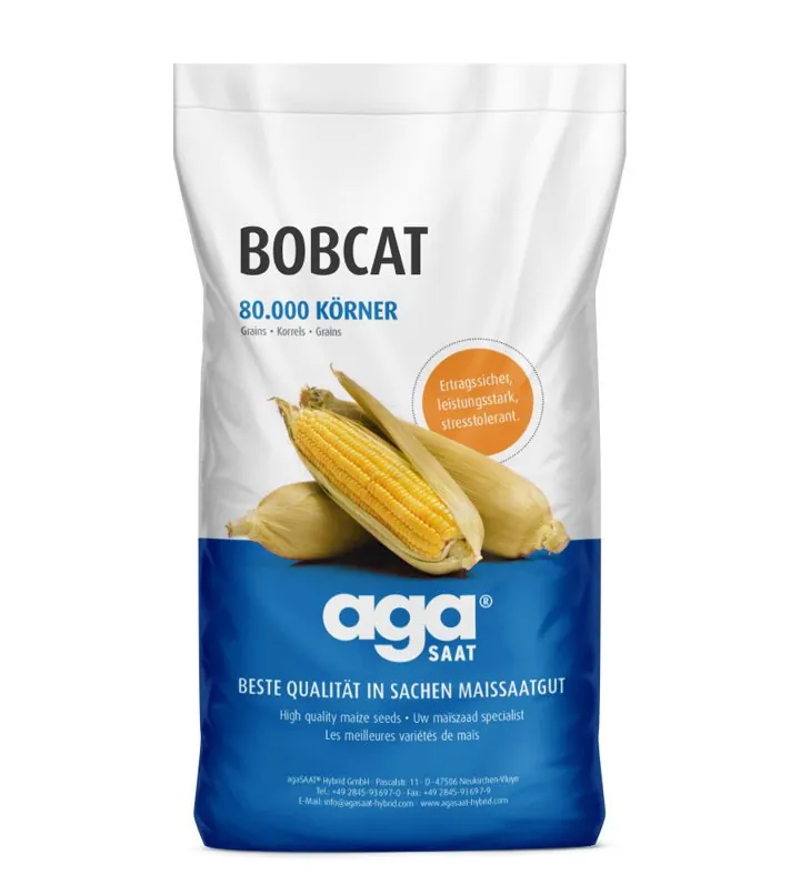 agaSAAT-Saatgutsack der Maissorte BOBCAT